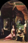 Domenico Beccafumi nativity of the virgin oil painting artist